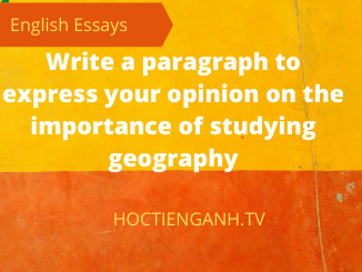 The importance of studying geography